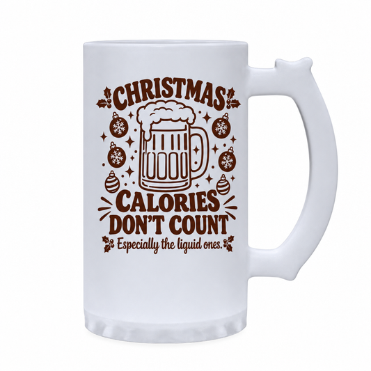 Christmas Calories mug mockup with handle on right