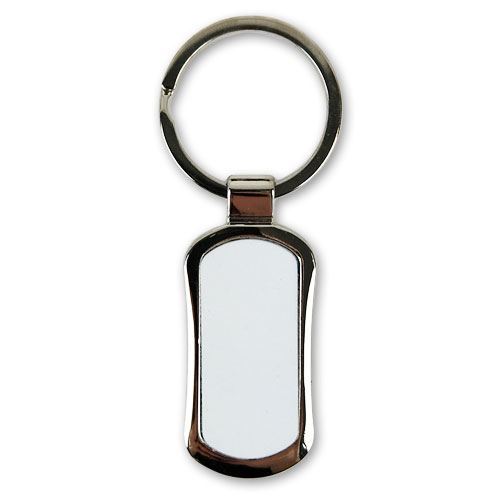 Personalised Metal Rectangle Keyring