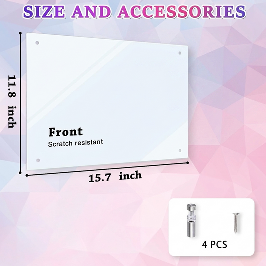Custom Glass Photo Frame | Wall Mount Tempered Glass Print