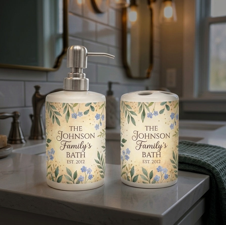Personalised Soap Dispenser | Custom Bathroom Accessories