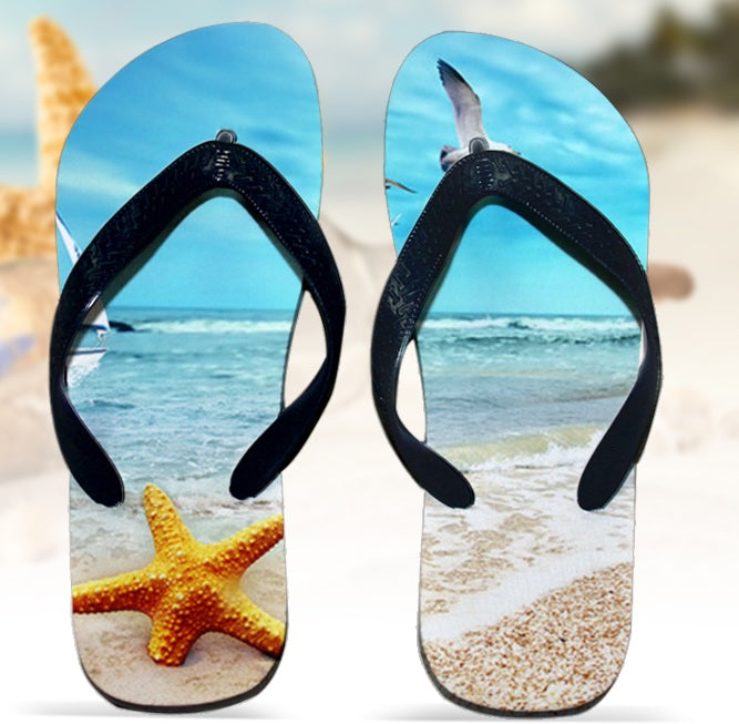 Personalised Flip Flops Sample Design