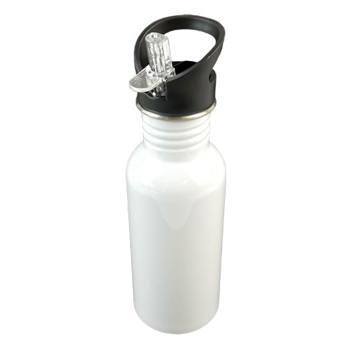 personalised-stainless-steel-drink-bottle-600ml-white-top-view