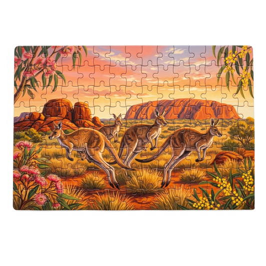 Kangaroo Jigsaw Puzzle | Australian Animal Gift
