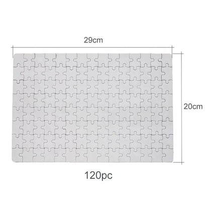 Personalised Photo Jigsaw Puzzle 120pc with measurements