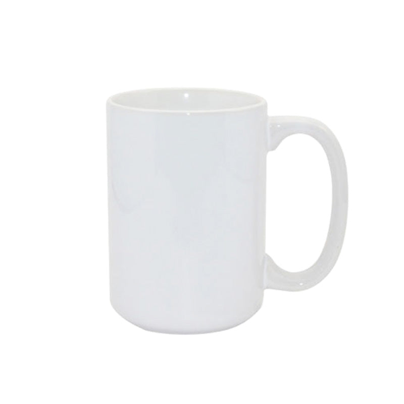 White ceramic mug 15oz personalised custom photo mug