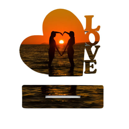 Love Heart Photo Display With Sample Print