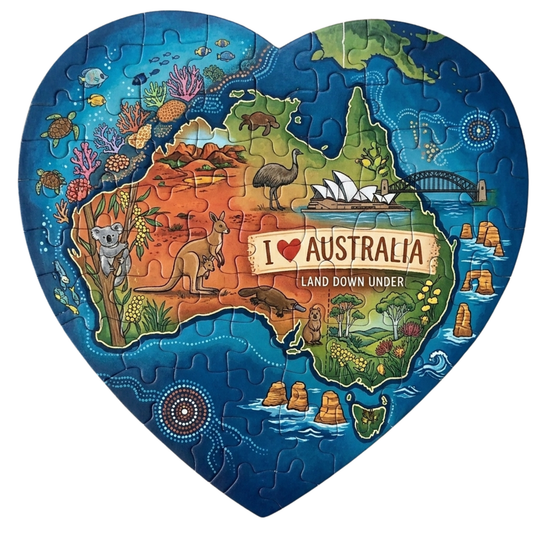 Australia-Themed Jigsaw Puzzle | Ready-Made Gift