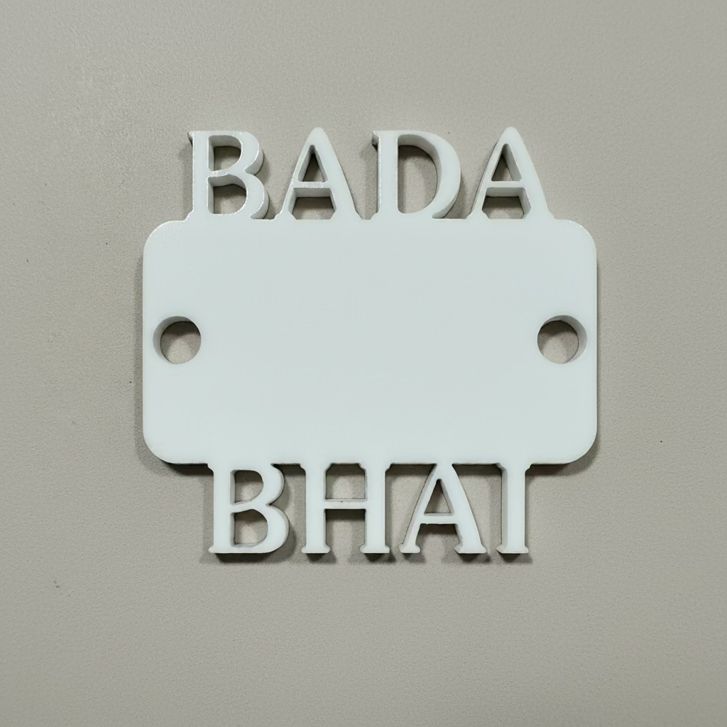 Personalised Acrylic Rakhi | Multiple Shapes | Free Delivery