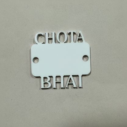 Personalised Acrylic Rakhi | Multiple Shapes | Free Delivery