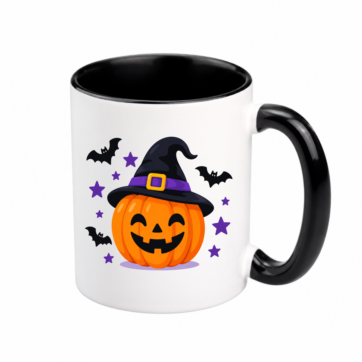 Personalised Halloween Coffee Mugs | Black & Orange