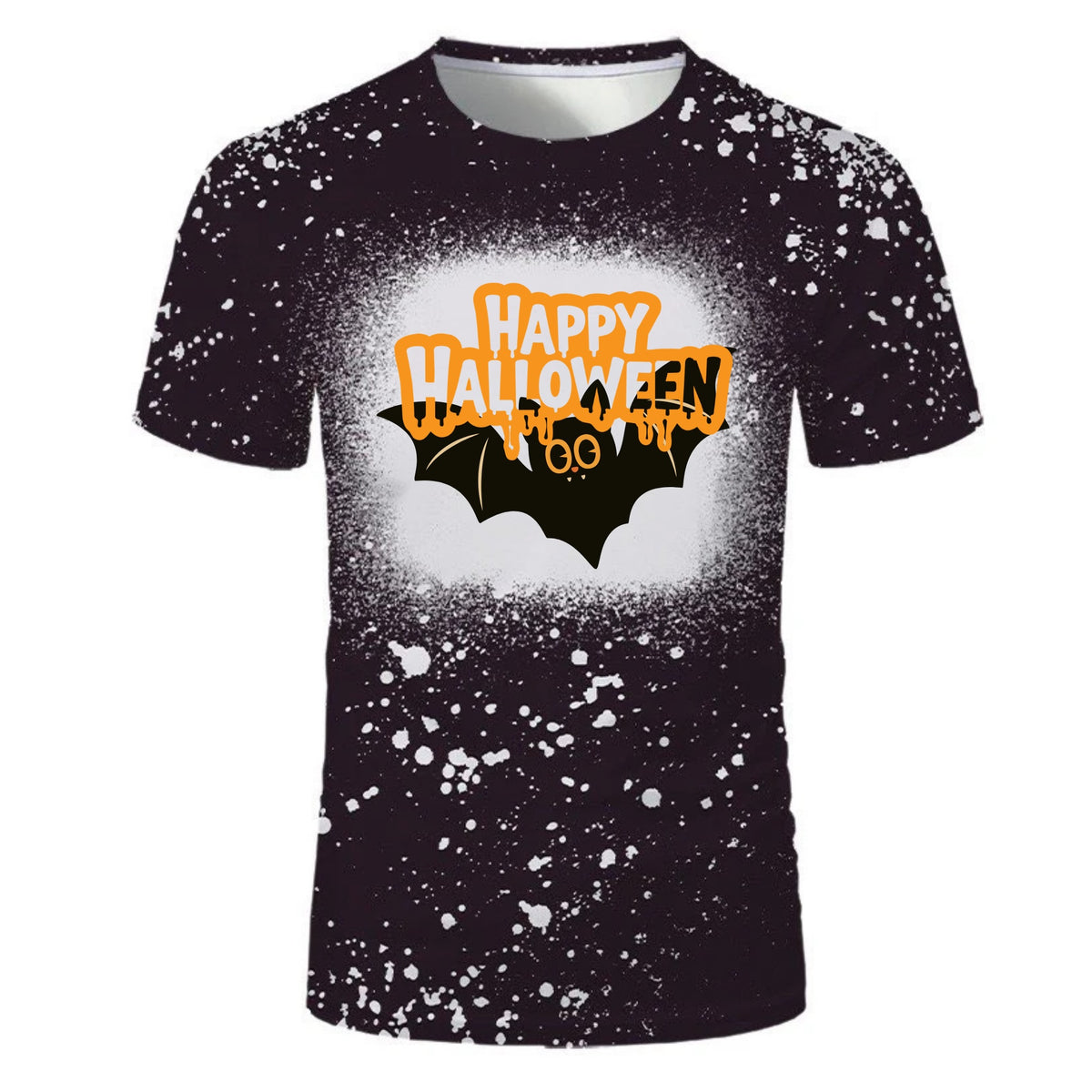 Halloween Bleached Splatter T-Shirt