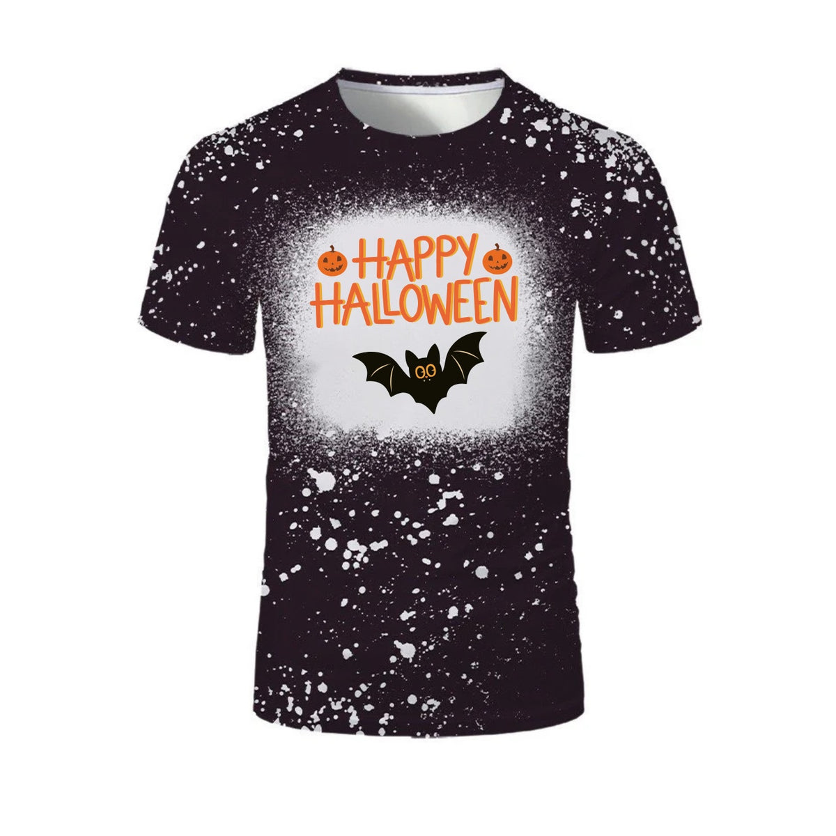 Halloween Bleached Splatter T-Shirt