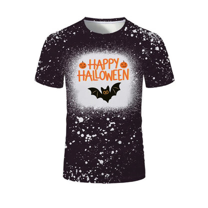 Halloween Bleached Splatter T-Shirt