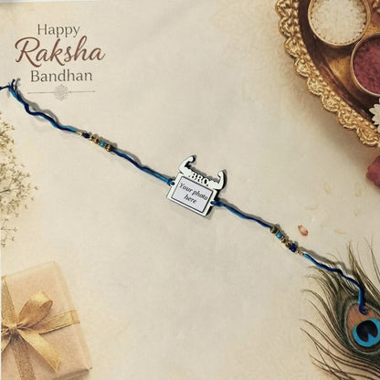 Personalised Acrylic & MDF Rakhi Bracelet | Variety of Styles | Free Delivery