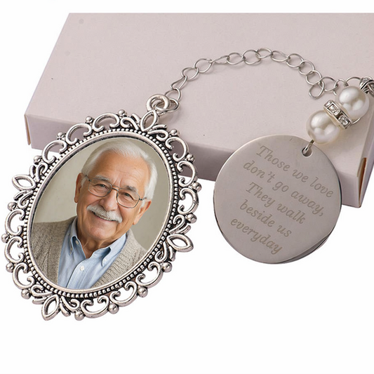 Personalised Memorial Photo Charm