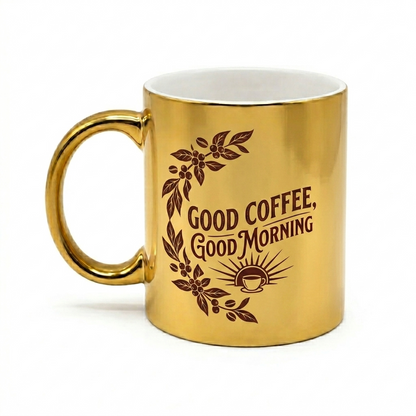 Personalised Gold Plated Mug – Luxury Custom Gift