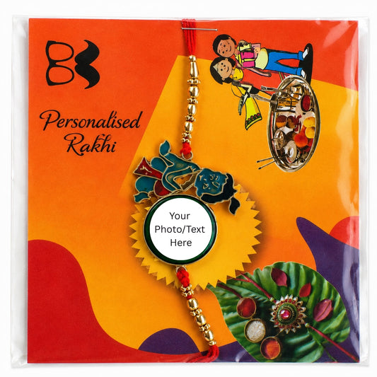 Personalised Krishna Rakhi Bracelet – Free Delivery