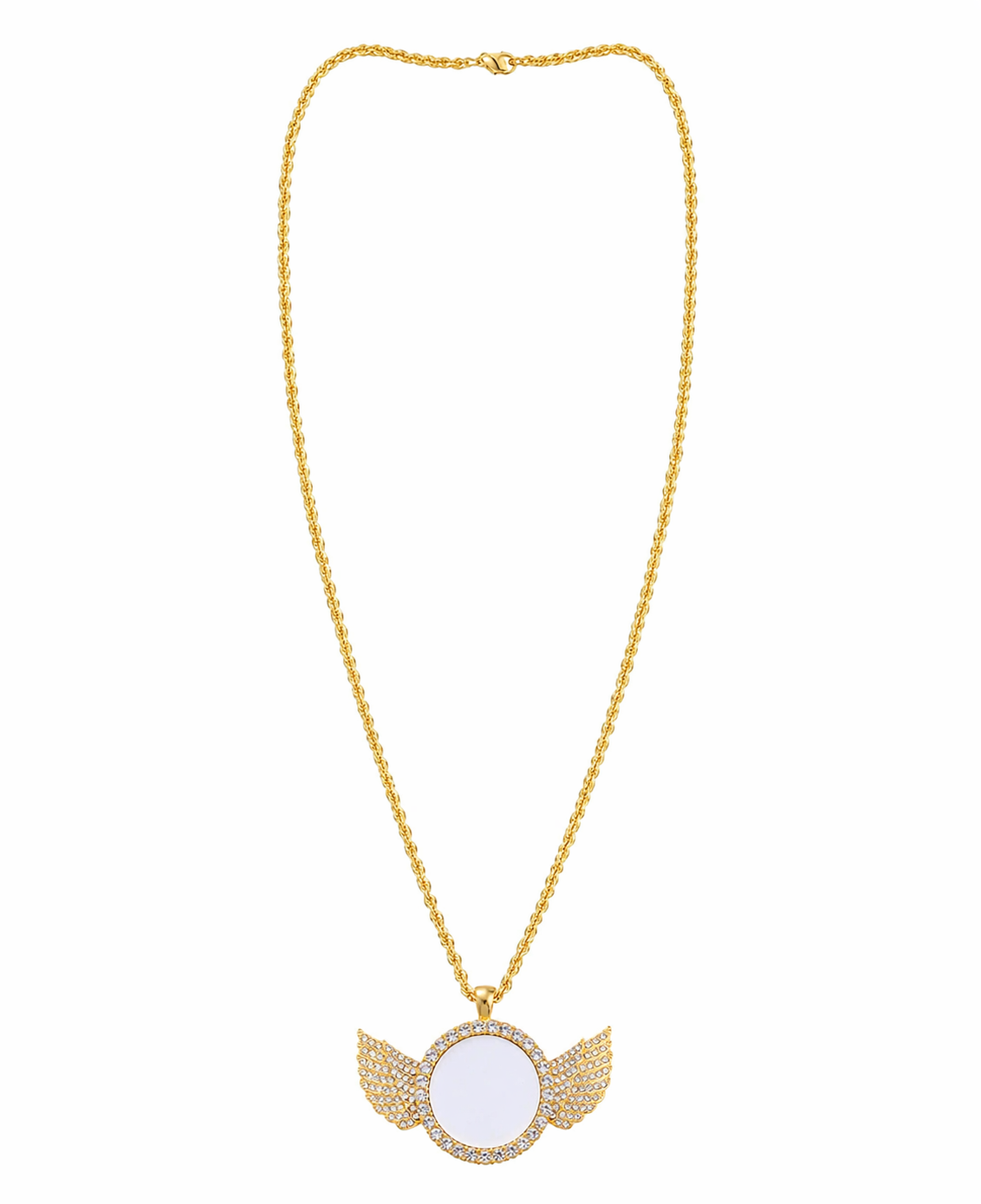 Personalised Angel Wings Photo Necklace – Unique Gift for Her