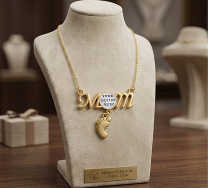 Personalised Photo Necklace - Unique Gift for Mum
