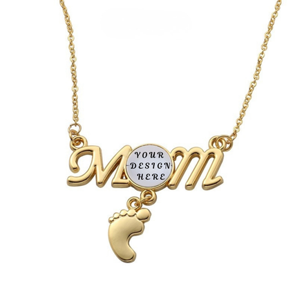 Personalised Photo Necklace - Unique Gift for Mum