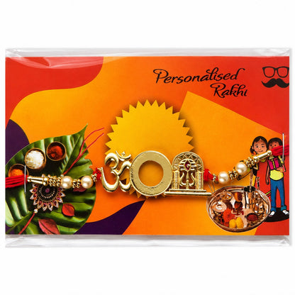 Personalised Om Rakhi Bracelet -– Free Delivery