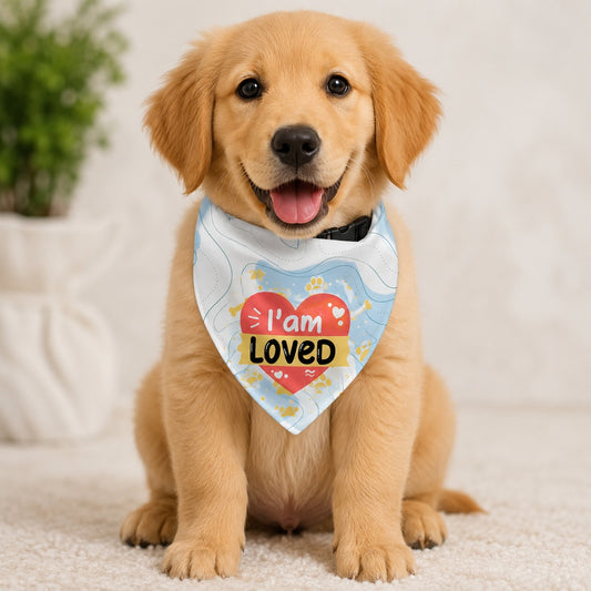 Personalised Pet Scarf – Custom Name or Photo Dog & Cat Bandana