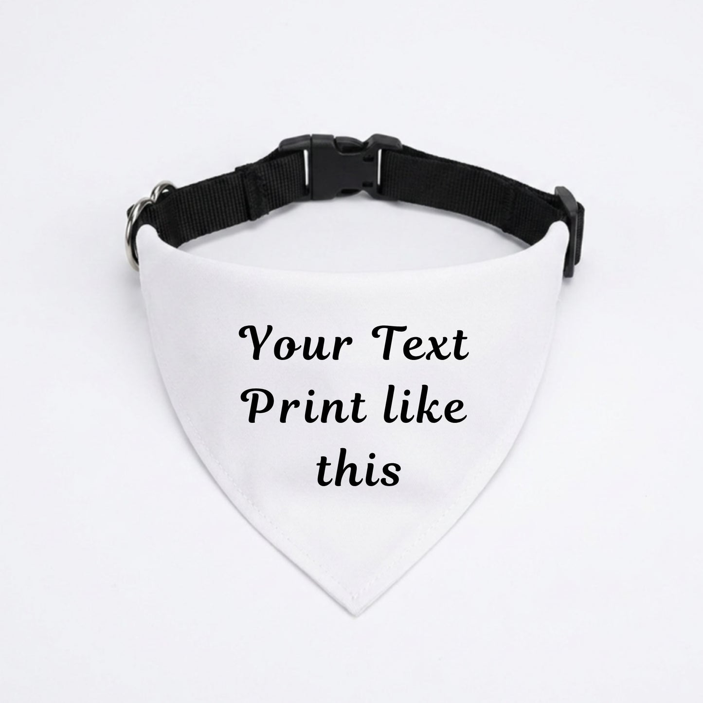 Personalised Pet Scarf – Custom Name or Photo Dog & Cat Bandana