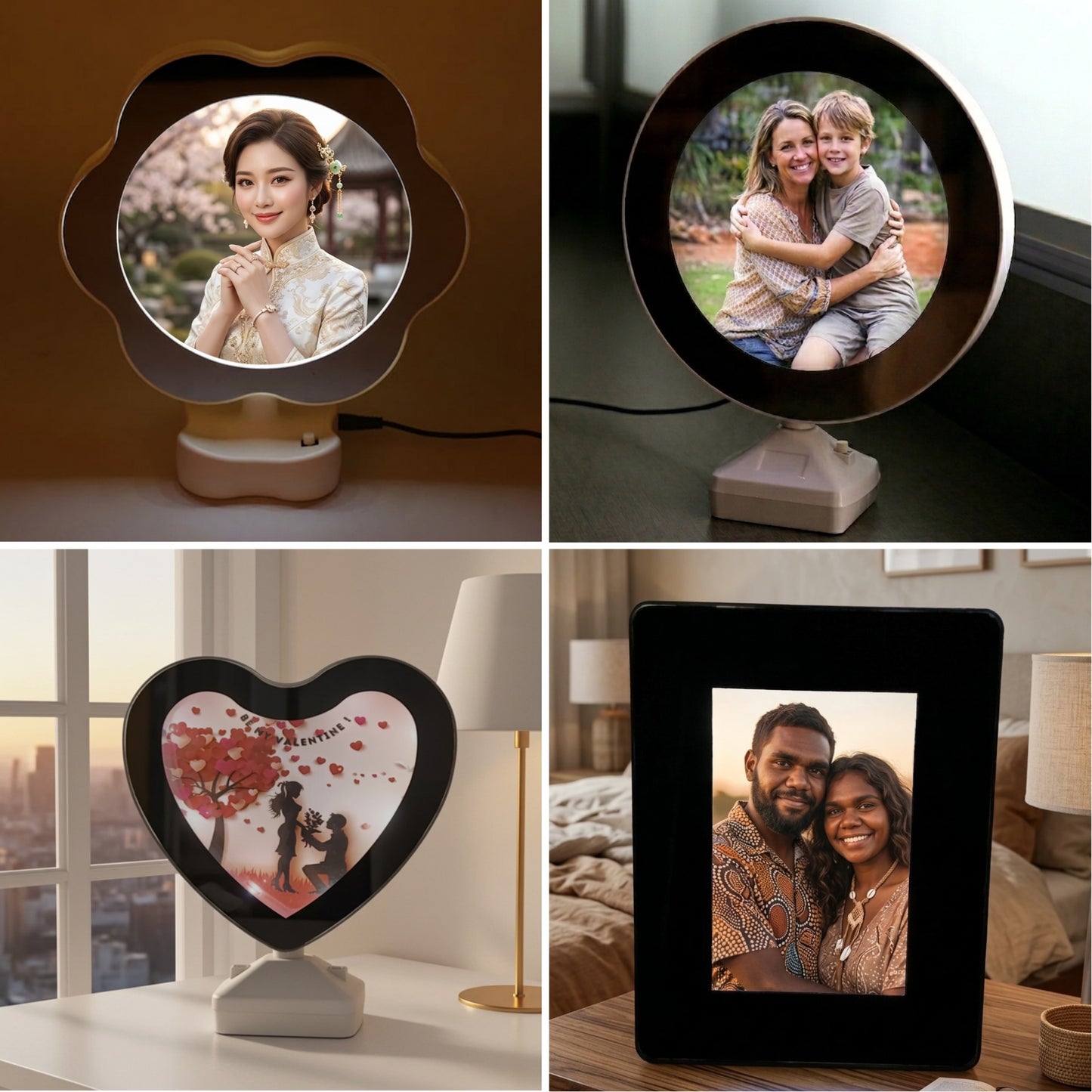 Personalised LED Magic Mirror – Multiple Shapes available