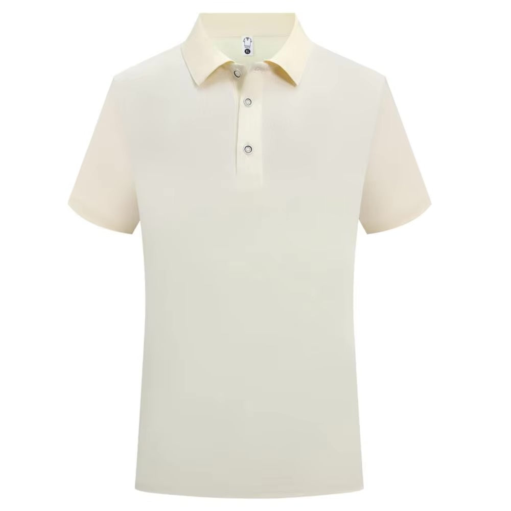 Personalised beige colour polo shirt