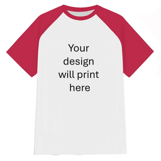 Personalised Red Sleeve T-shirt