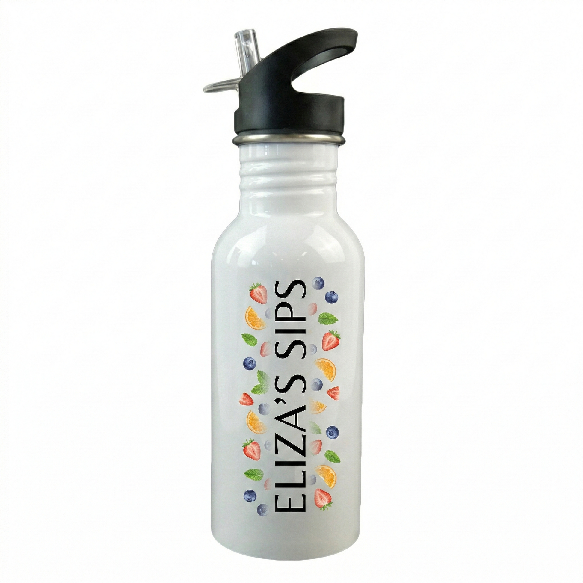 personalised-stainless-steel-drink-bottle-600ml-white-sample