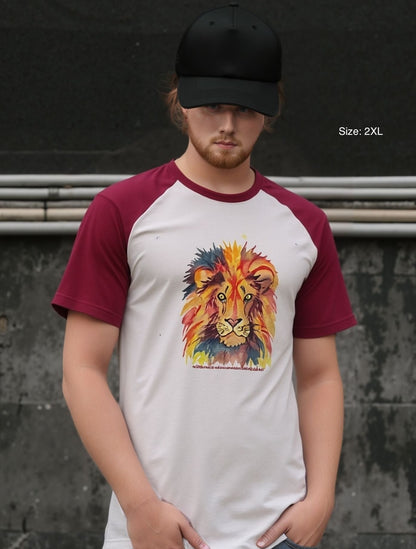 Personalised Rose Red Sleeves T-shirt - sample