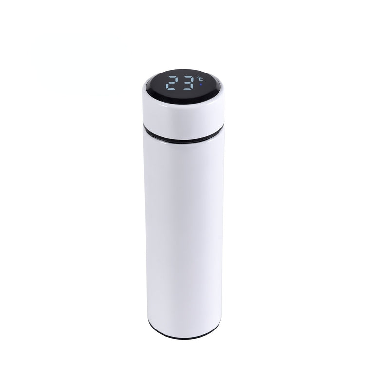 Personalised White LED temperature bottle