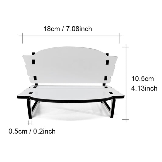 Personalised Photo Display Bench Measurements