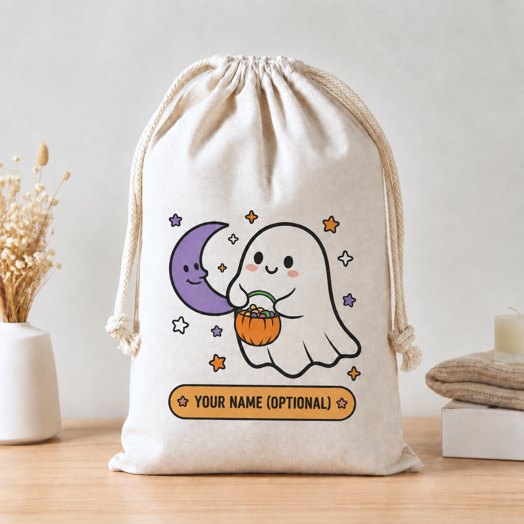 Ghost bag with name placeholder