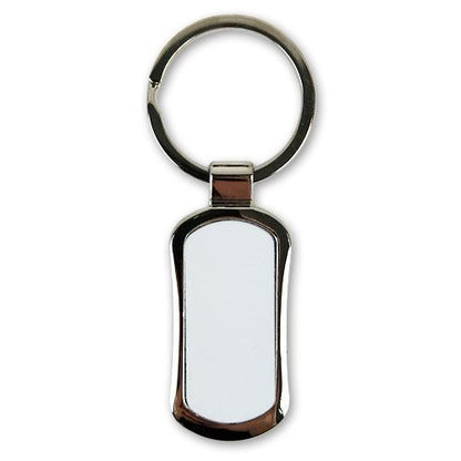 Personalised Metal Rectangle Keyring