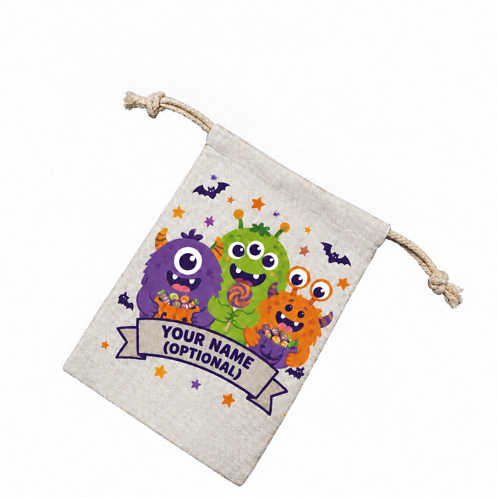 Monster Squad bag with name placeholder