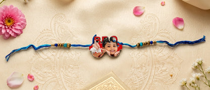 Personalised MDF Rakhi | Custom Bracelet | Free Delivery