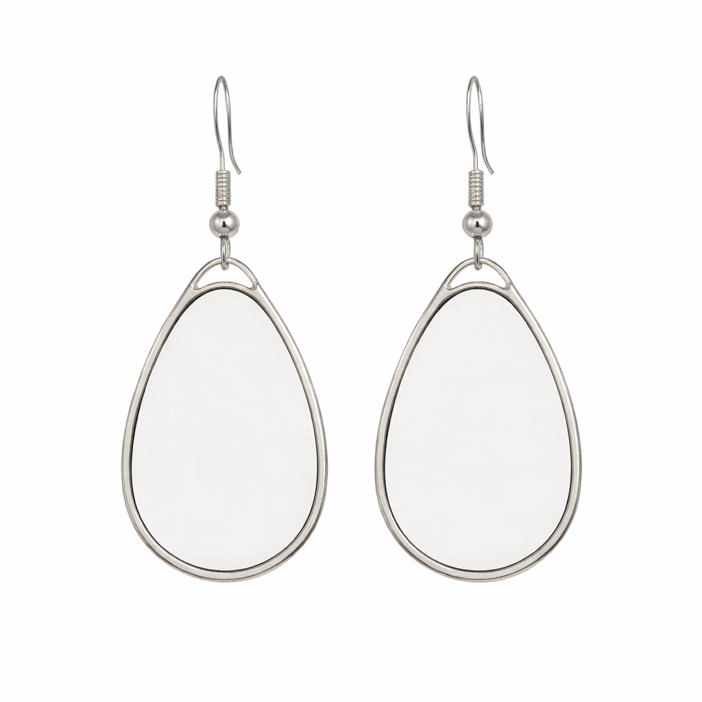 Personalised Oval Earrings