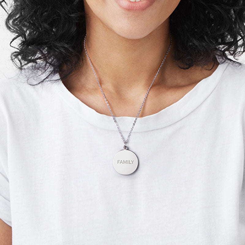 Personalised Round Sliding Locket