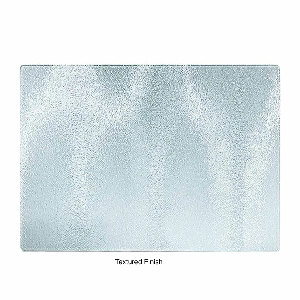Personalised glass photo display with custom image - textured finish