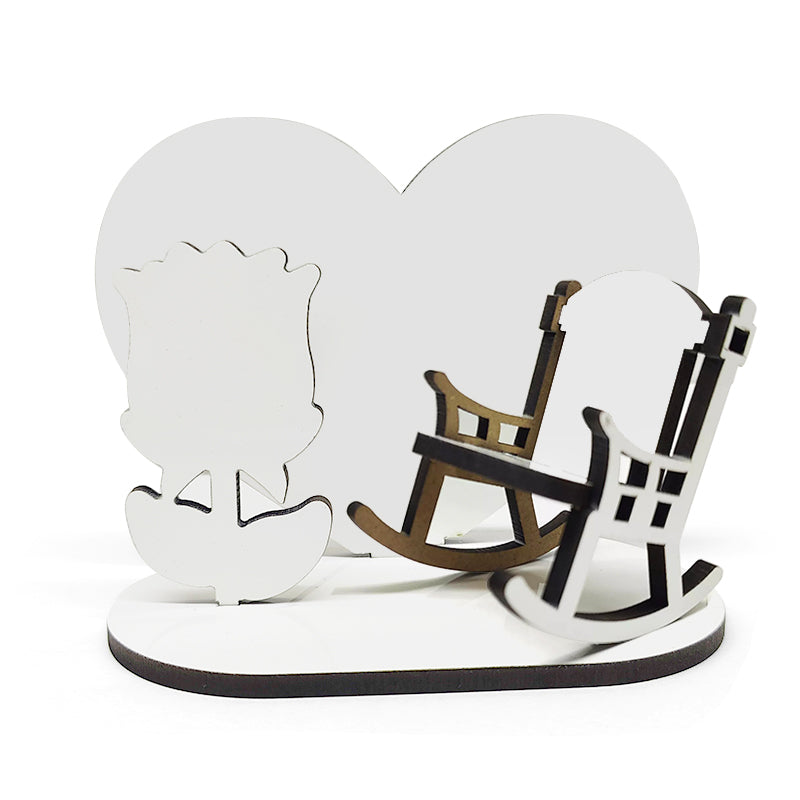 Personalised Heart Shaped Photo Display