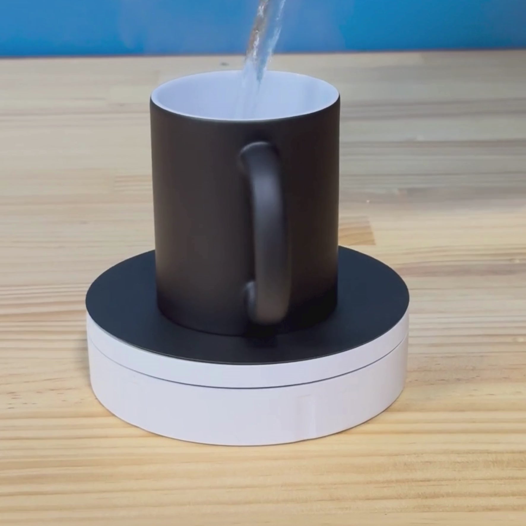 Black magic mug 11oz heat reveal personalised photo mug - demo