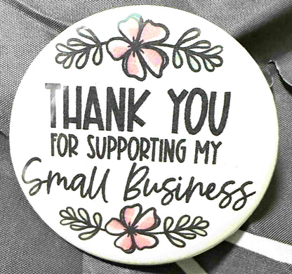Personalised Pin Badge Button Sample