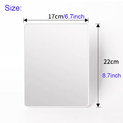 Personalised LED Magic Mirror - Rectangle Shape - Measurements