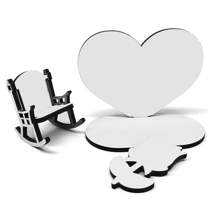 Personalised Heart Shaped Photo Display Parts
