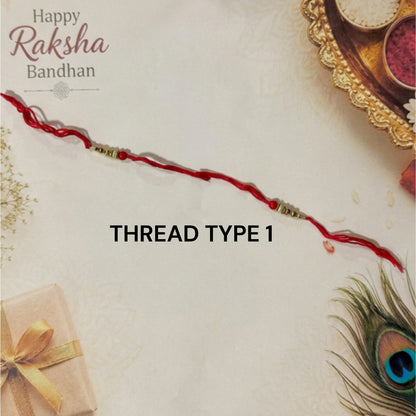 Personalised MDF Rakhi | Custom Bracelet | Free Delivery