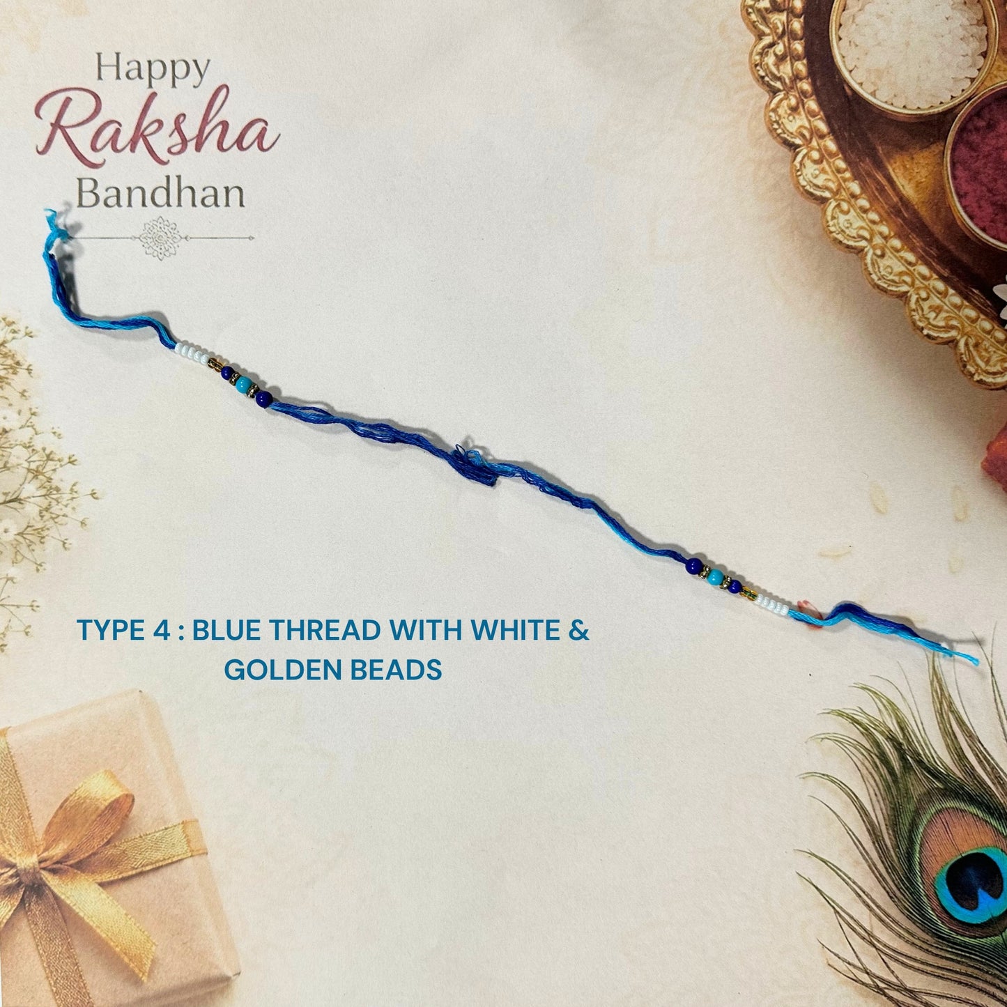 Personalised MDF Rakhi | Custom Bracelet | Free Delivery