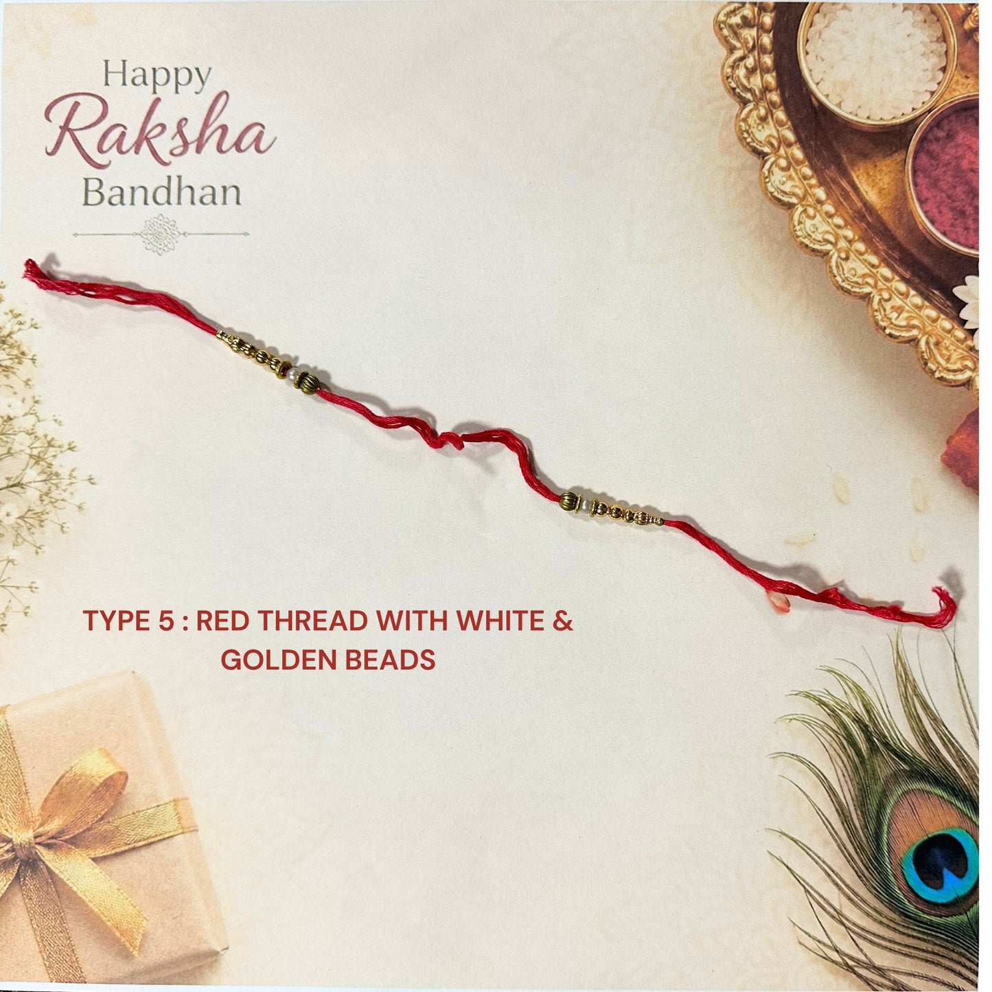 Personalised MDF Rakhi | Custom Bracelet | Free Delivery
