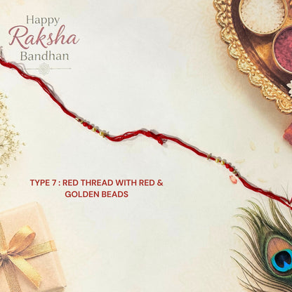 Personalised MDF Rakhi | Custom Bracelet | Free Delivery